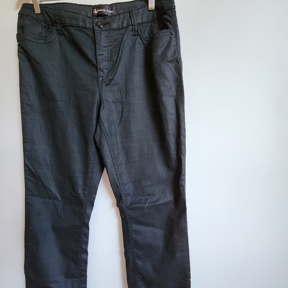 Reitmans jeans- black-L(15) - Picture 2 of 5